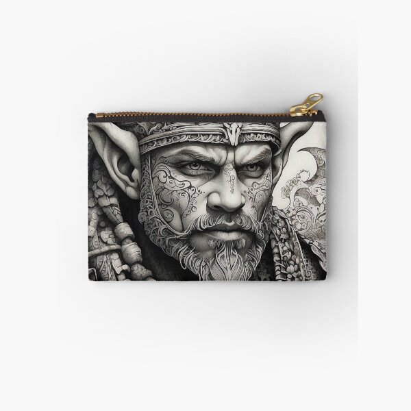 Item preview, Zentangle Elven Bezerker Warrior. designed and sold by nyathiwa.