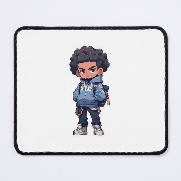 Item preview, AJ Tracey Cartoon Character designed and sold by Ragil-Studio.
