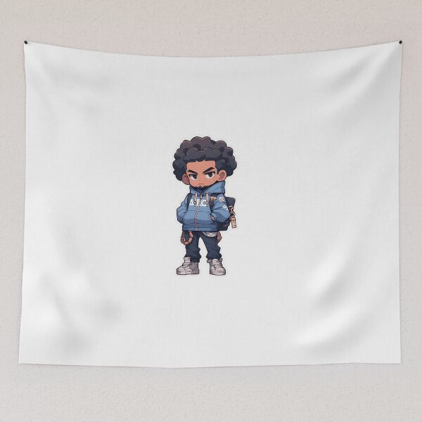 Item preview, AJ Tracey Cartoon Character designed and sold by Ragil-Studio.
