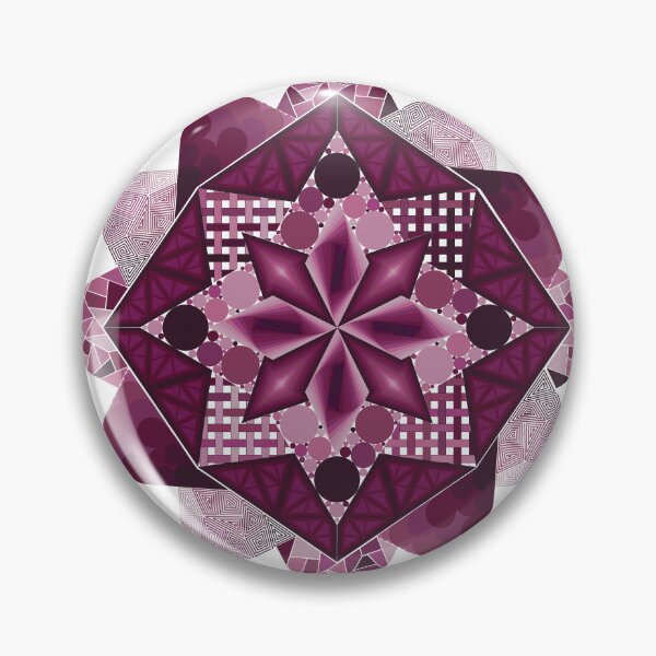 Item preview, Pink Overlapping Stars - Geometric designed and sold by DHTDesigns.