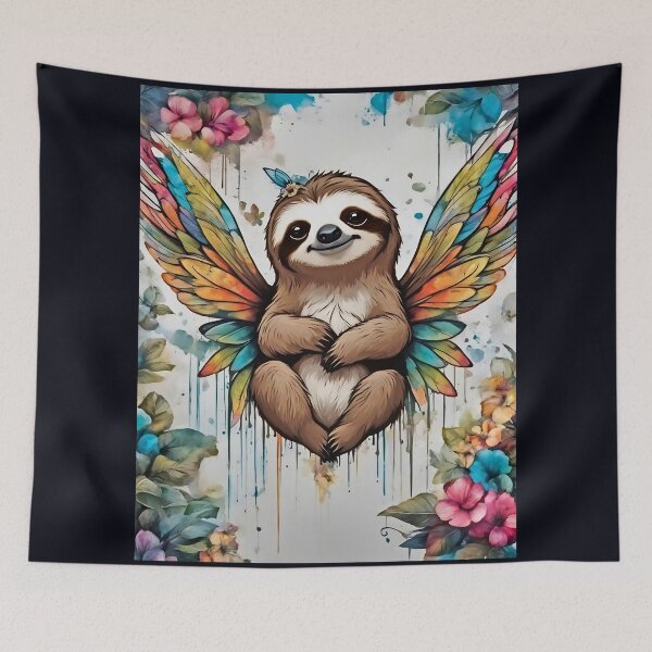 Item preview,  Happy Sloth Fairy No. 003 designed and sold by FaerieFusion.