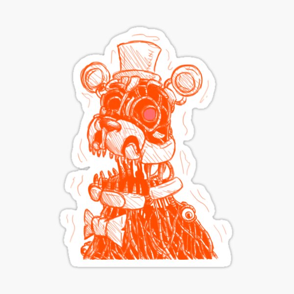 Chibi molten freddy Sticker for Sale by ShortAndSad