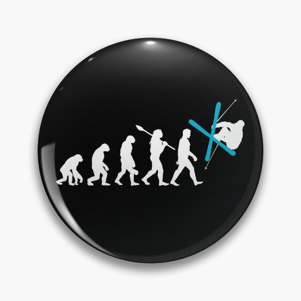 Item preview, Freeski Evolution of Ski Man Funny Skier designed and sold by fomodesigns.