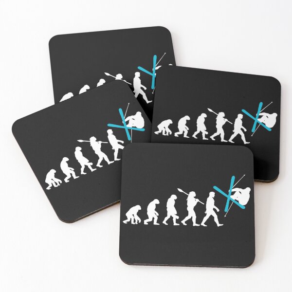 Item preview, Freeski Evolution of Ski Man Funny Skier designed and sold by fomodesigns.