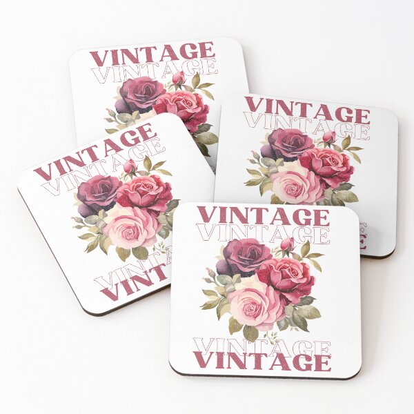 Artikelvorschau, Vintage-Rosen-Blume entworfen und verkauft von GirlGlowGraphic.