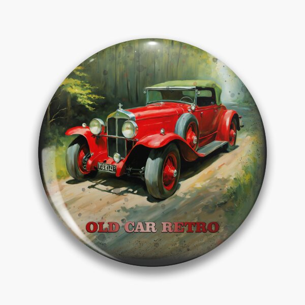 Artikelvorschau, ALTES AUTO RETRO, Cabriolet rot, CrisMor-Art entworfen und verkauft von CrisMor-Art.