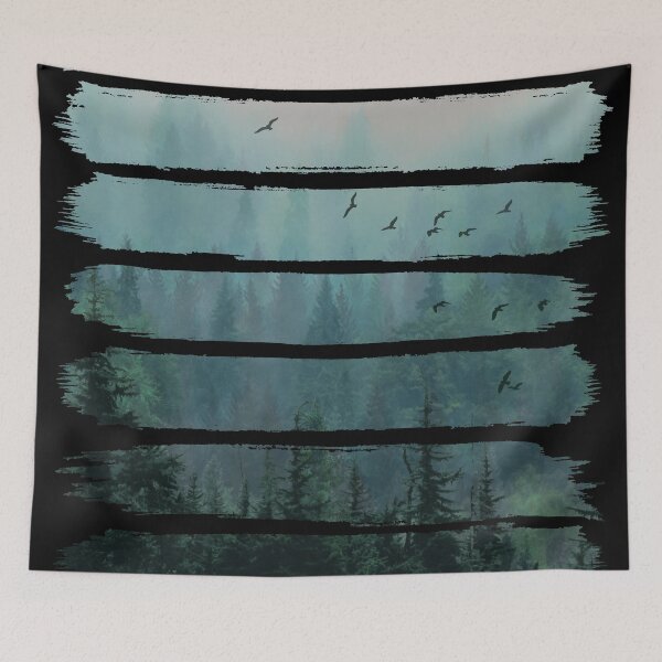 Item preview, Magical Misty Forest Brush Strokes designed and sold by maryedenoa.