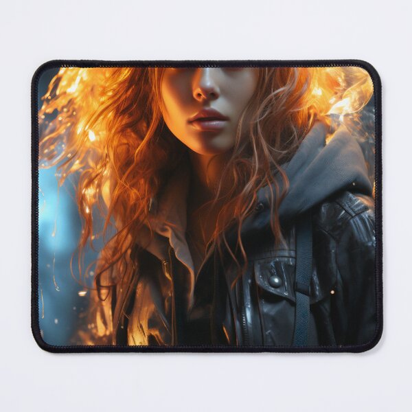Item preview, Ember Gaze: The Fiery Spirit designed and sold by oanaunciuleanu.