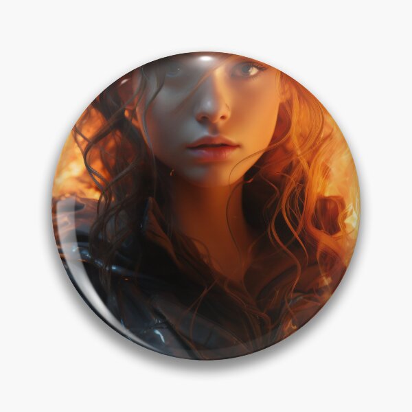 Item preview, Ember Gaze: The Fiery Spirit designed and sold by oanaunciuleanu.