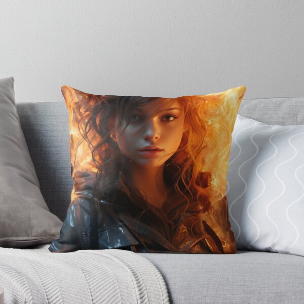 Item preview, Ember Gaze: The Fiery Spirit designed and sold by oanaunciuleanu.