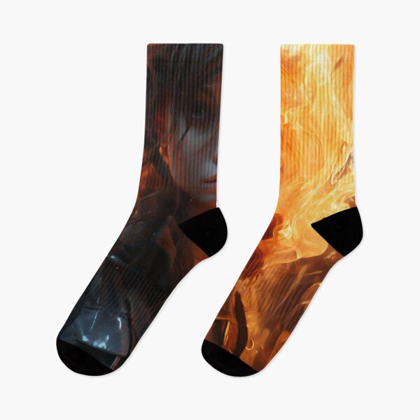 Item preview, Ember Gaze: The Fiery Spirit designed and sold by oanaunciuleanu.