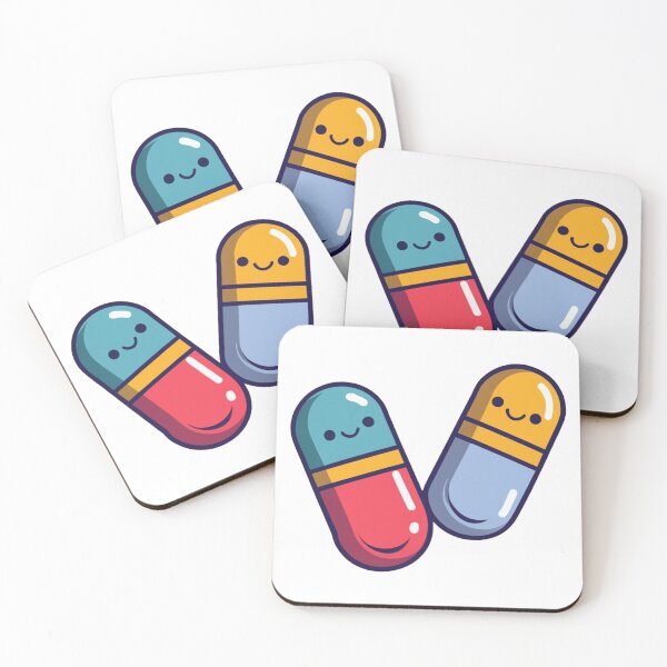Item preview,  cute cartoon pills  designed and sold by zoldi.