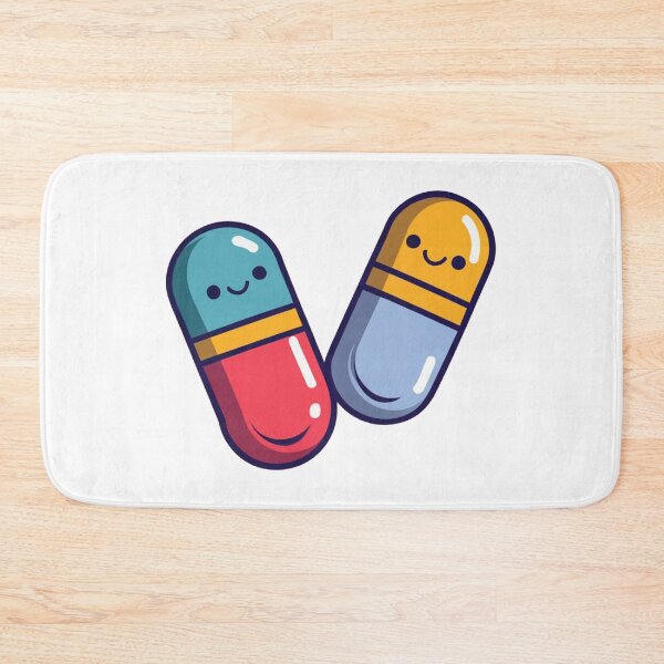 Item preview,  cute cartoon pills  designed and sold by zoldi.
