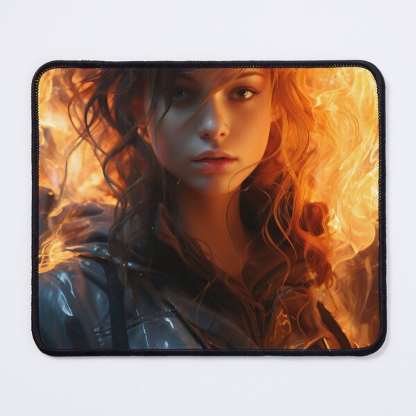 Item preview, Ember Gaze: The Fiery Spirit designed and sold by oanaunciuleanu.