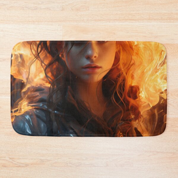 Item preview, Ember Gaze: The Fiery Spirit designed and sold by oanaunciuleanu.