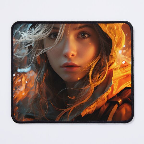 Item preview, Ember Gaze: The Fiery Spirit designed and sold by oanaunciuleanu.
