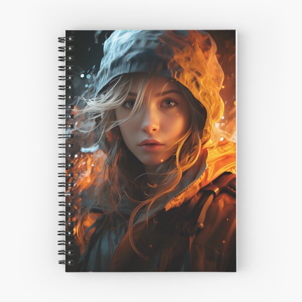 Item preview, Ember Gaze: The Fiery Spirit designed and sold by oanaunciuleanu.