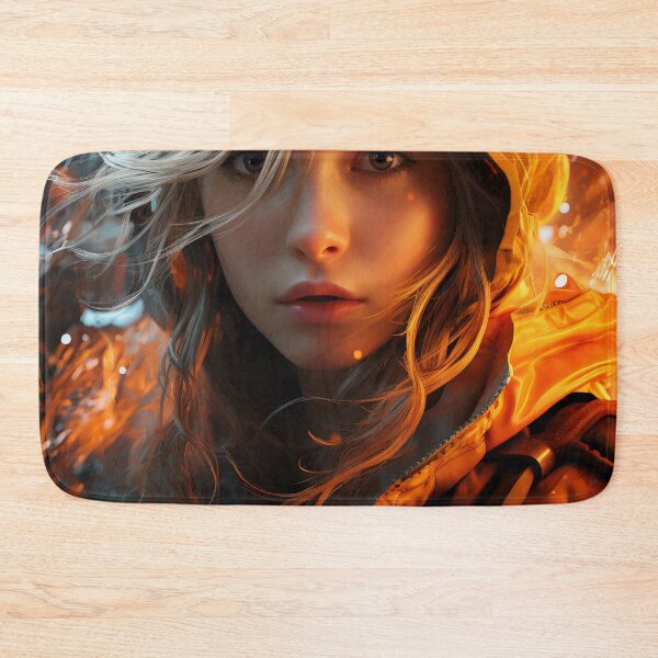 Item preview, Ember Gaze: The Fiery Spirit designed and sold by oanaunciuleanu.
