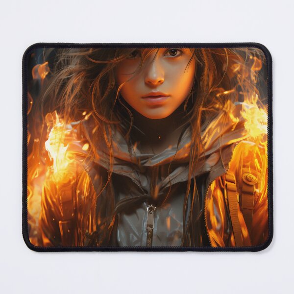 Item preview, Ember Gaze: The Fiery Spirit designed and sold by oanaunciuleanu.