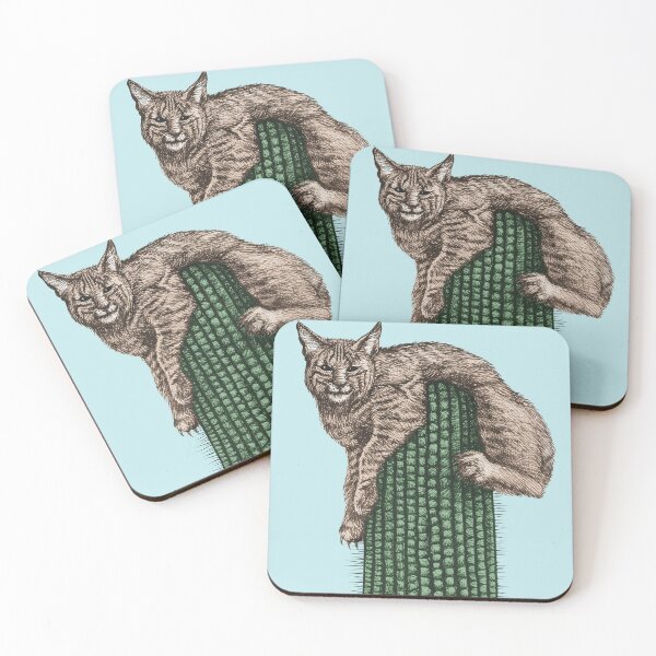 Item preview, Lazy Lynx Atop a Giant Cactus designed and sold by GDiEDesigns.