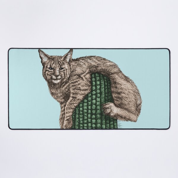 Item preview, Lazy Lynx Atop a Giant Cactus designed and sold by GDiEDesigns.
