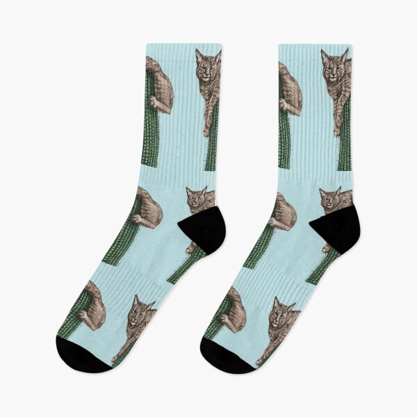 Item preview, Lazy Lynx Atop a Giant Cactus designed and sold by GDiEDesigns.