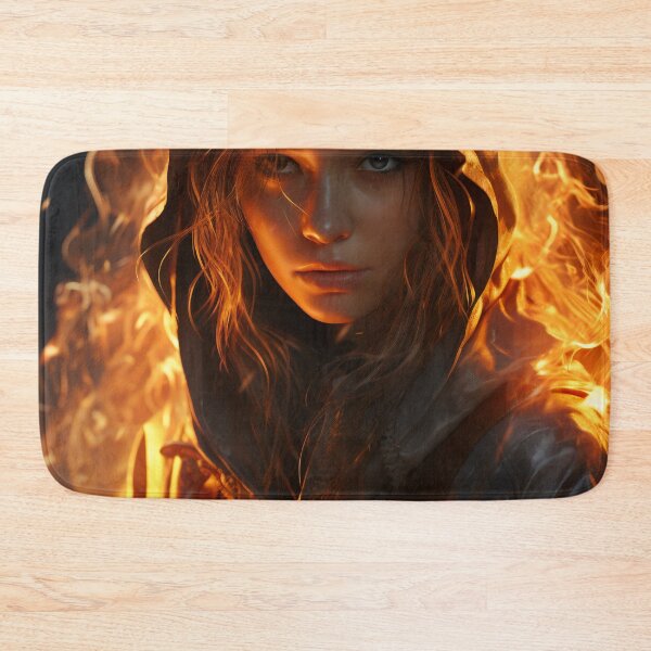 Item preview, Ember Gaze: The Fiery Spirit designed and sold by oanaunciuleanu.