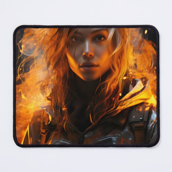 Item preview, Ember Gaze: The Fiery Spirit designed and sold by oanaunciuleanu.
