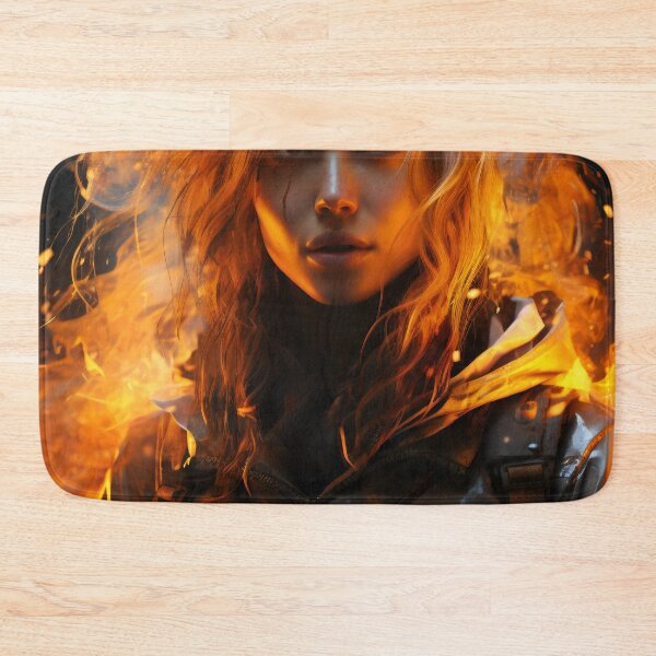 Item preview, Ember Gaze: The Fiery Spirit designed and sold by oanaunciuleanu.