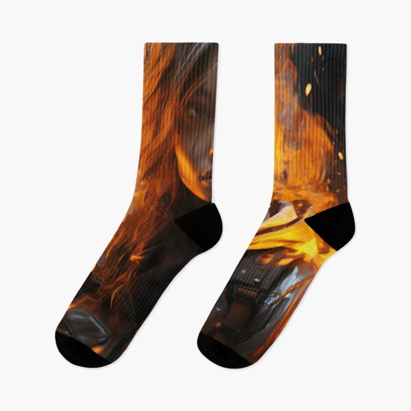 Item preview, Ember Gaze: The Fiery Spirit designed and sold by oanaunciuleanu.