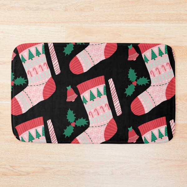 Item preview, Retro Mid-Century Modern Christmas Stocking Holiday Decoration Art designed and sold by LemonwoodClock.