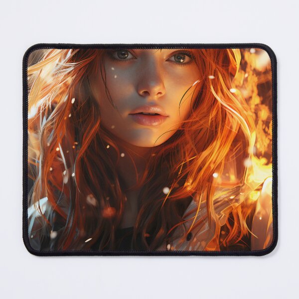 Item preview, Ember Gaze: The Fiery Spirit designed and sold by oanaunciuleanu.