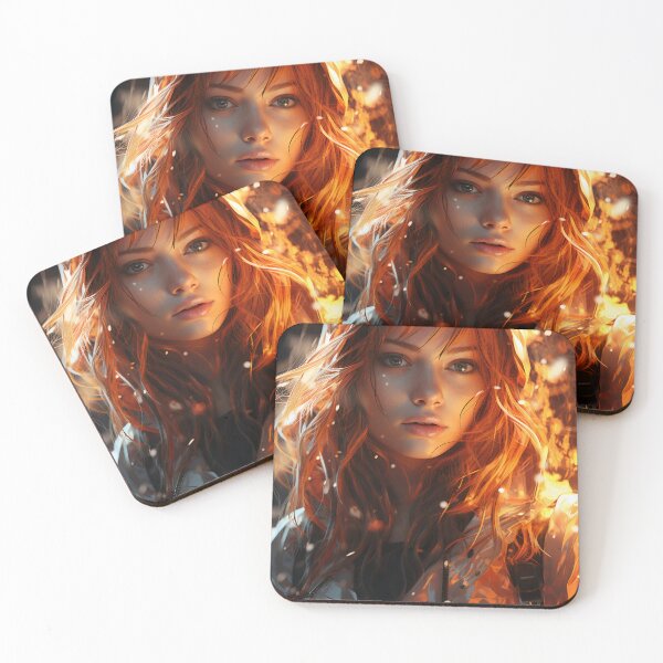 Item preview, Ember Gaze: The Fiery Spirit designed and sold by oanaunciuleanu.