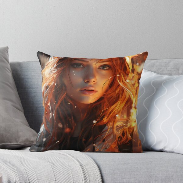 Item preview, Ember Gaze: The Fiery Spirit designed and sold by oanaunciuleanu.