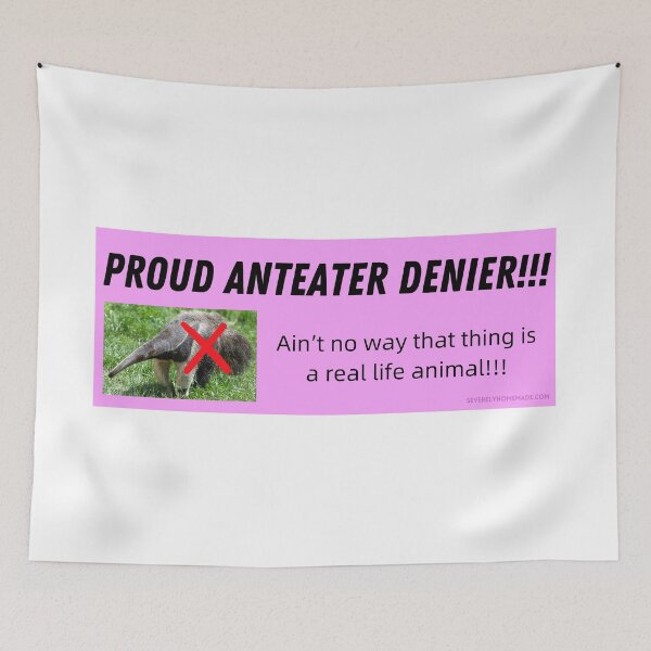Item preview, Proud Anteater Denier Bumper Sticker designed and sold by hyperfocusrach.