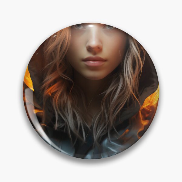 Item preview, Ember Gaze: The Fiery Spirit designed and sold by oanaunciuleanu.