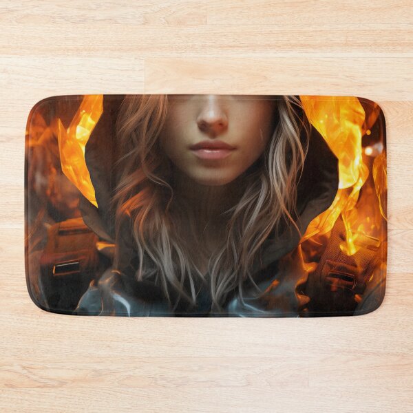 Item preview, Ember Gaze: The Fiery Spirit designed and sold by oanaunciuleanu.