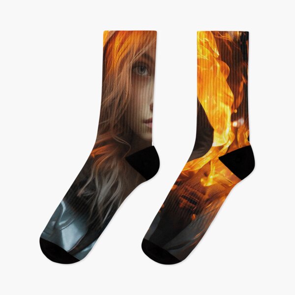 Item preview, Ember Gaze: The Fiery Spirit designed and sold by oanaunciuleanu.