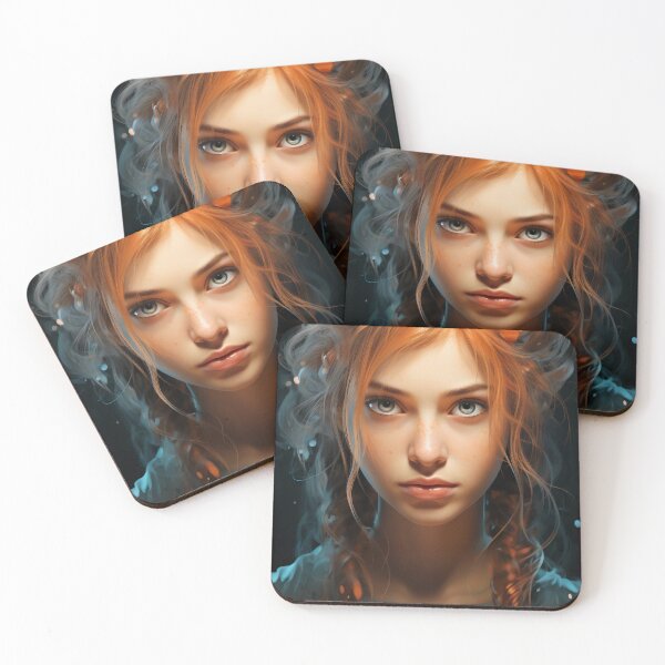 Item preview, Ember Gaze: The Fiery Spirit designed and sold by oanaunciuleanu.