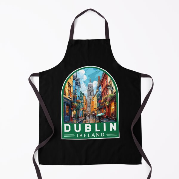 Item preview, Dublin Ireland Travel Art Emblem designed and sold by KrisSidDesigns.