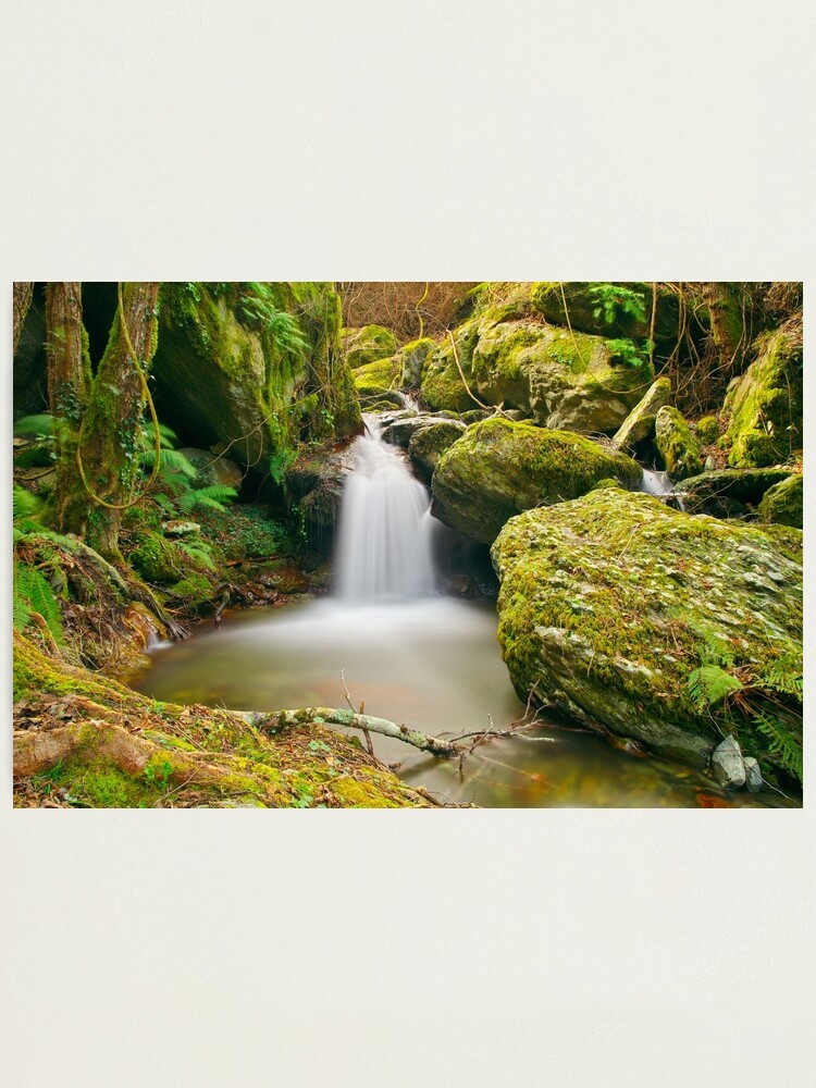 Alternate view of Saparelle waterfall - Corsica Photographic Print