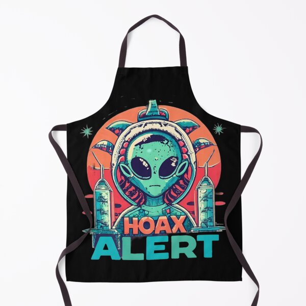 Item preview, Hoax Alert - Alien UFO Conspiracy Theory - Essential T-shirt designed and sold by Conspiracy Crew.