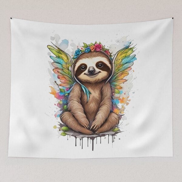 Item preview,  Happy Sloth Fairy No. 004 designed and sold by FaerieFusion.