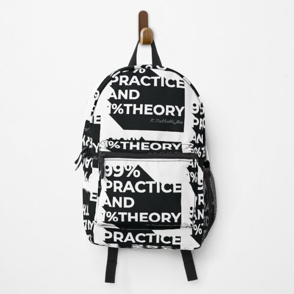 Item preview, Typo Design "99% practice and 1% theory " | timeless mantra designed and sold by savasanaqueen.