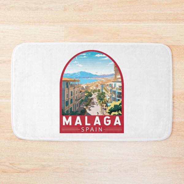 Item preview, Malaga Spain Travel Art Emblem designed and sold by KrisSidDesigns.