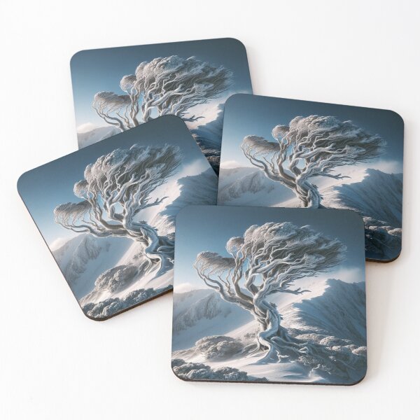Item preview, Snow swept Tree on Mountain top designed and sold by bradm50.