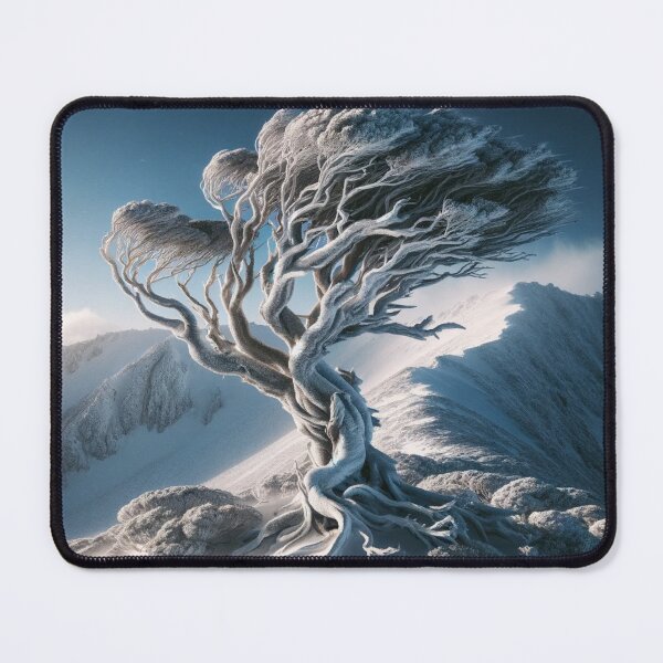 Item preview, Snow swept Tree on Mountain top designed and sold by bradm50.