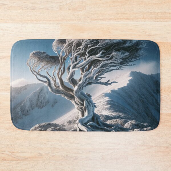 Item preview, Snow swept Tree on Mountain top designed and sold by bradm50.