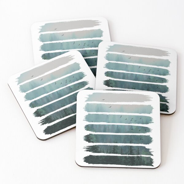 Item preview, Magical Misty Forest Brush Strokes designed and sold by maryedenoa.