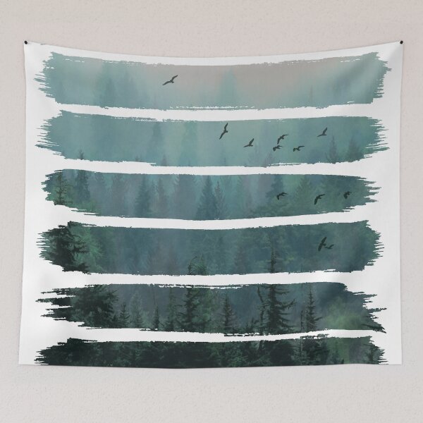 Item preview, Magical Misty Forest Brush Strokes designed and sold by maryedenoa.
